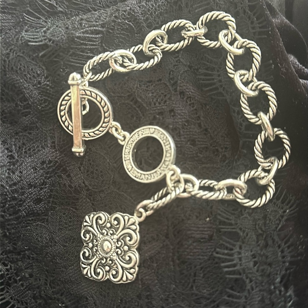Premier Designs Link Bracelet James 1:17 Cross